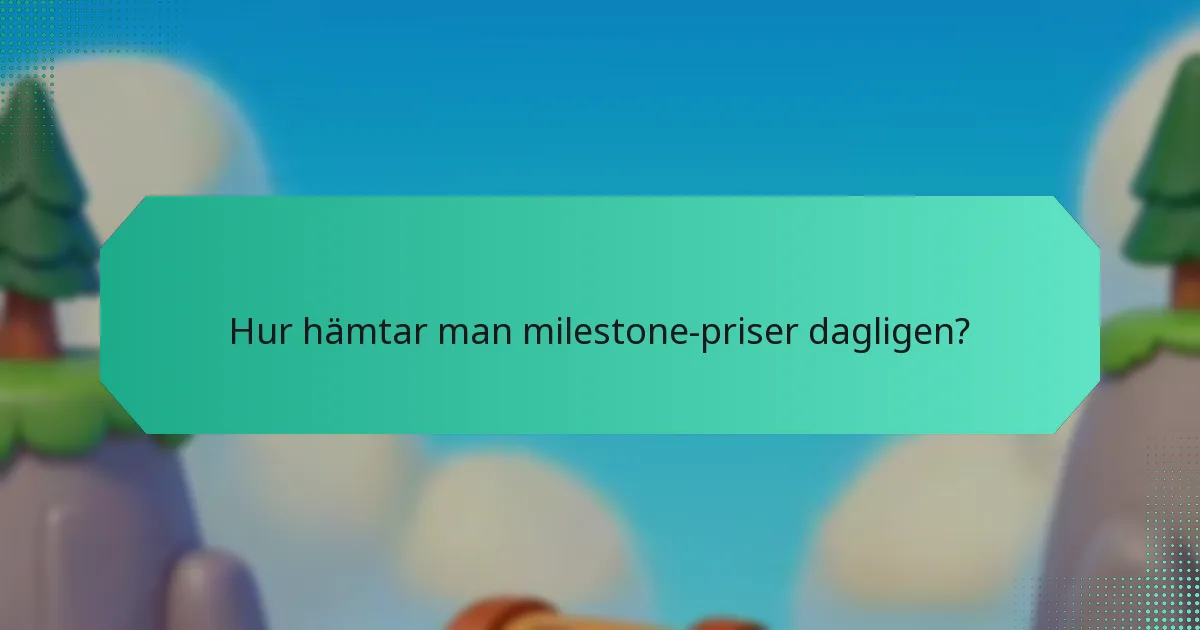 Hur kan spelare kvalificera sig för milestone-priser?