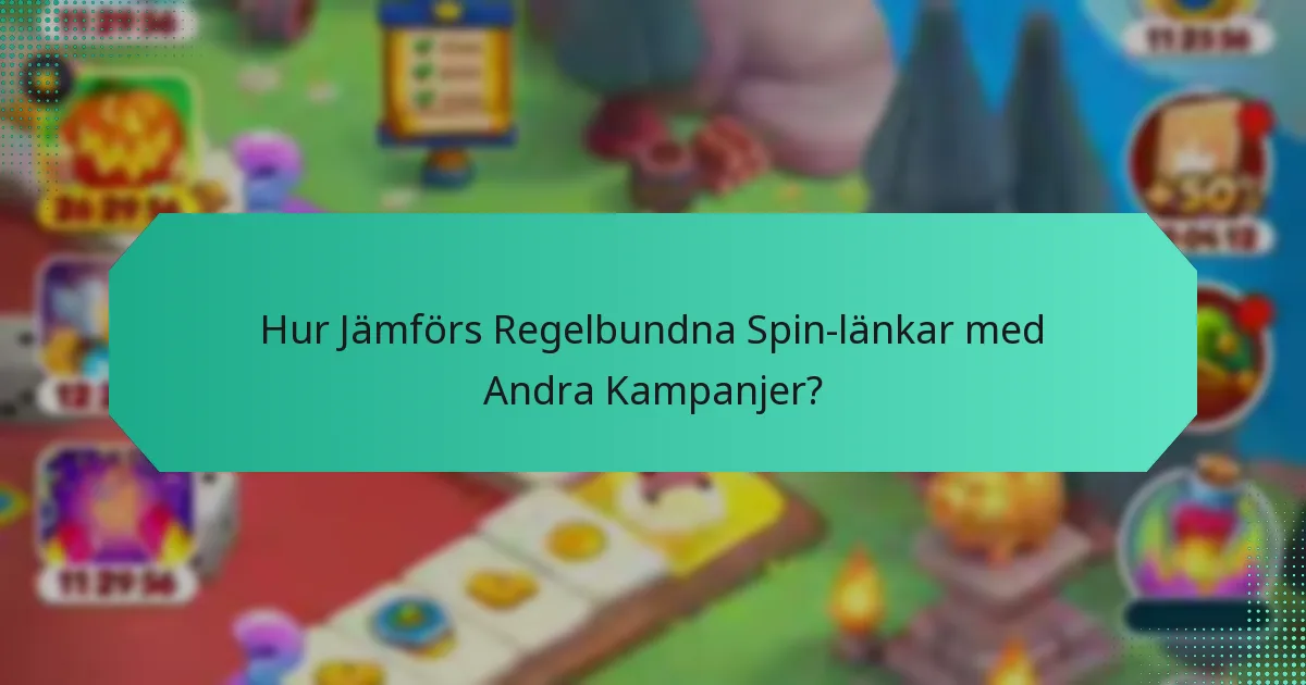 Vad är de Standardbelöningar som är Kopplade till Regelbundna Spin-länkar?