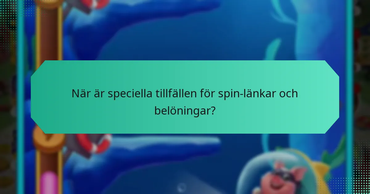 Vilka tematiska belöningar finns tillgängliga genom spin-länkar?