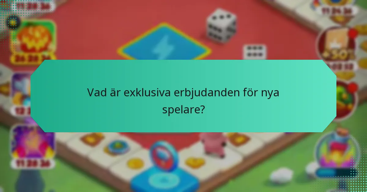 Vad är exklusiva erbjudanden för nya spelare?