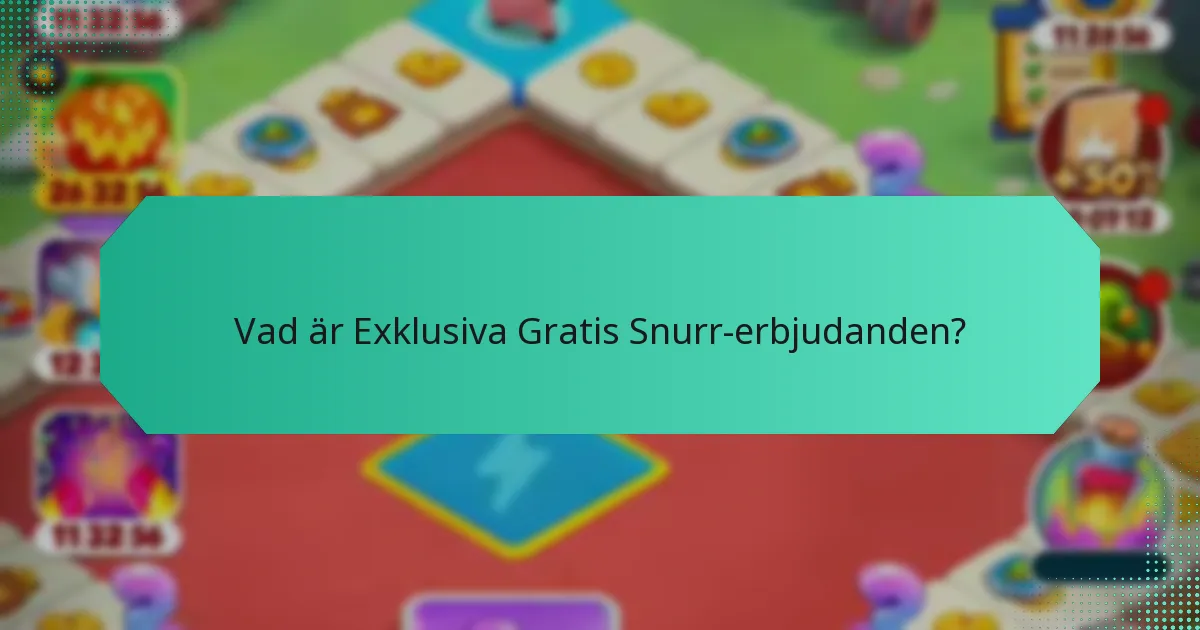 Vad är Exklusiva Gratis Snurr-erbjudanden?