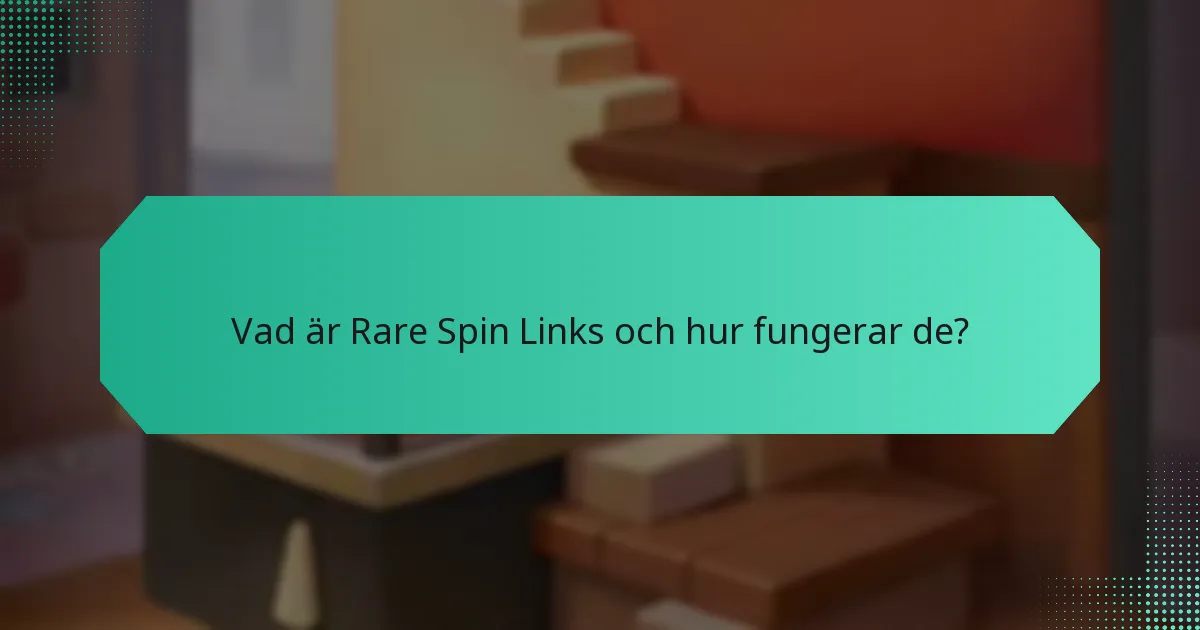 Hur jämför sig Rare Spin Links med andra kampanjer?